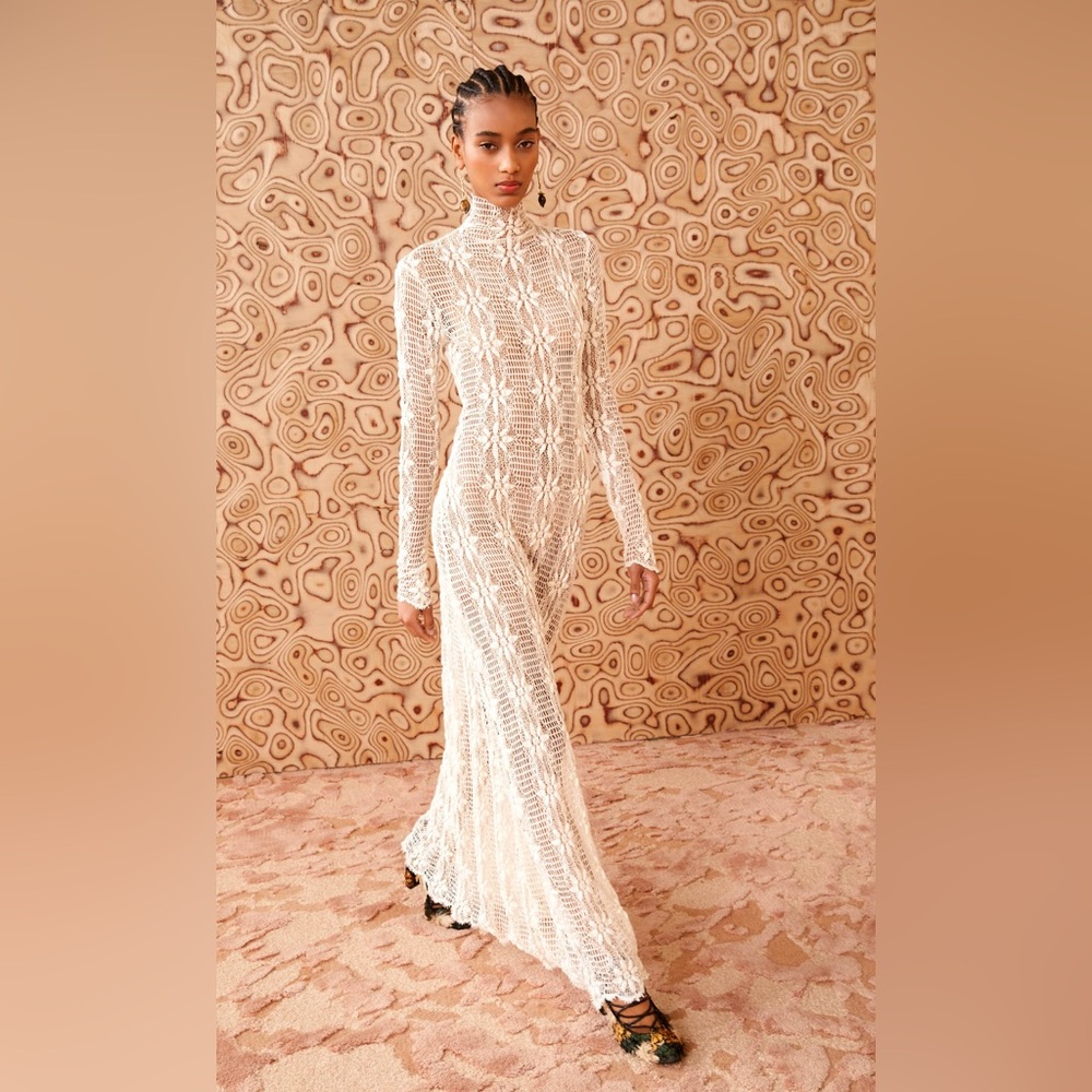 Ulla Johnson Cream Lace Wedding Dress